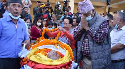 जोशीको पार्थिव शरीर