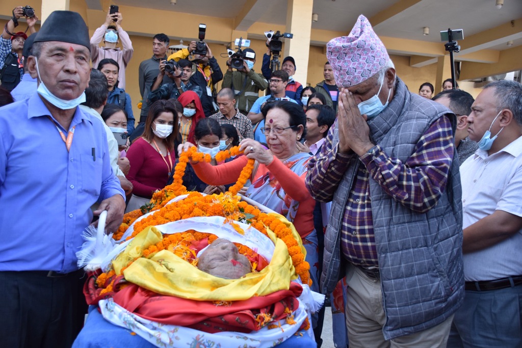 जोशीको पार्थिव शरीर