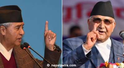शेरबहादुर देउवा र केपी शर्मा ओली