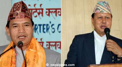 शेरबहादुर तामाङ र मोहनबहादुर बस्नेत