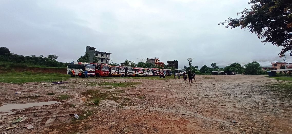 पाल्पाको रामपुर नगर बसपार्क