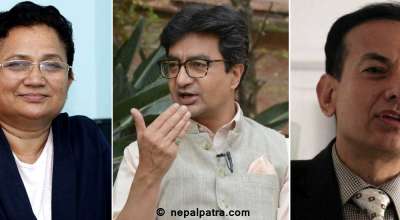 पम्फा भुसाल, उदयशमशेर जबरा र नवराज सिलवाल