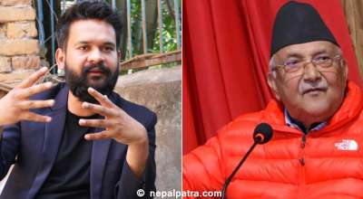 बालेन शाह र केपी शर्मा ओली