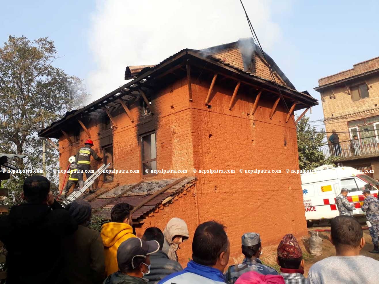 भक्तपुर कुन्डोल आगलागी
