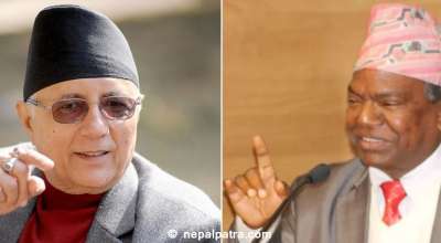 डा. शेखर कोइराला र लालबाबु पण्डित