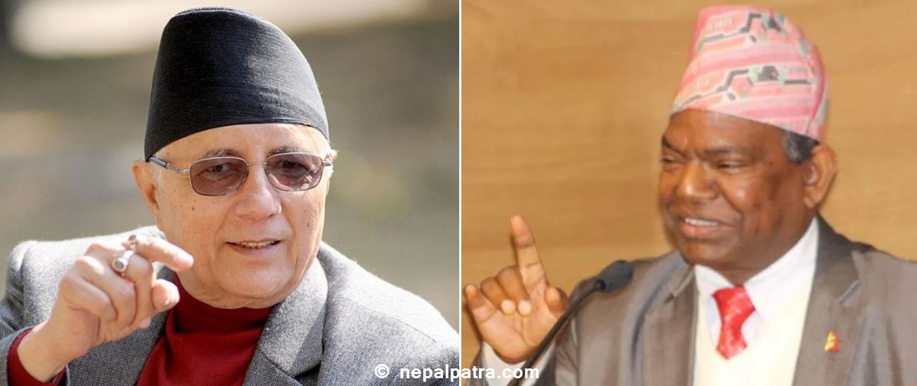 डा. शेखर कोइराला र लालबाबु पण्डित