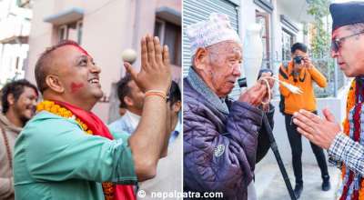 गगन थापा र डा. राजन भट्टराई