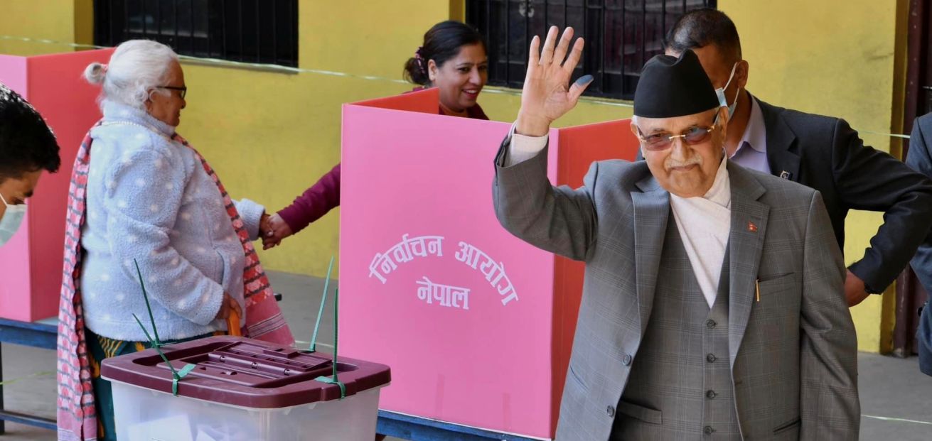 केपी शर्मा ओली मतदान