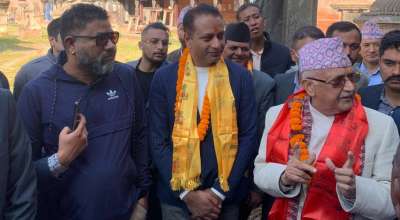 ओलीद्वारा महादेव मन्दिरको दर्शन