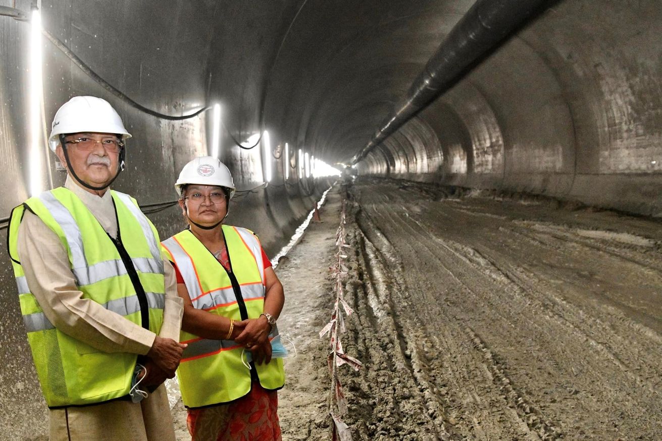 ओलीद्वारा नागढुङ्गा-नौबिसे सुरुङमार्ग अवलोकन