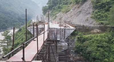 नारायणगढ-मुग्लिन सडकखण्ड पुल निर्माणमा ढिलाइ
