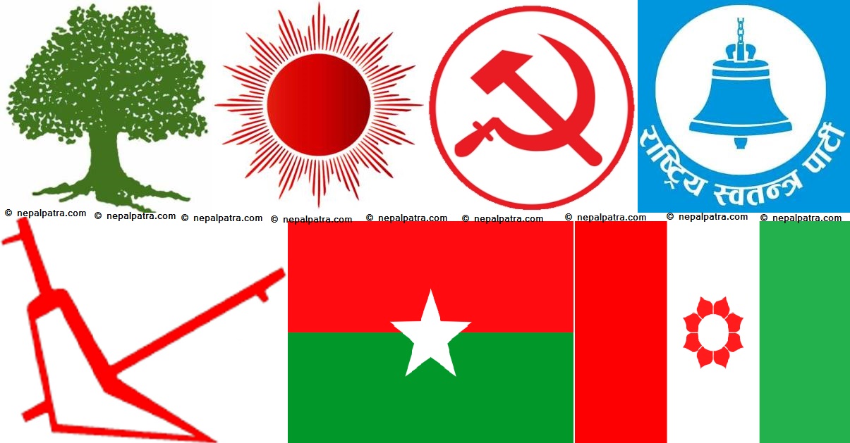 एमाले, कांग्रेस, माओवादी केन्द्र, राष्ट्रिय स्वतन्त्र पार्टी, राप्रपा, जसपा नेपाल र जनमत पार्टी