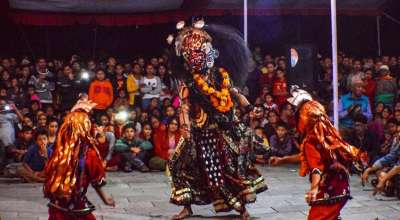 पोखराको भैरव नृत्य