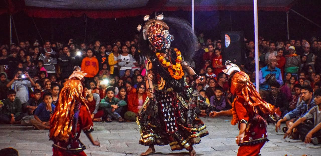 पोखराको भैरव नृत्य