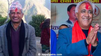 प्रदीप ज्ञवाली र डा. चन्द्र भण्डारी