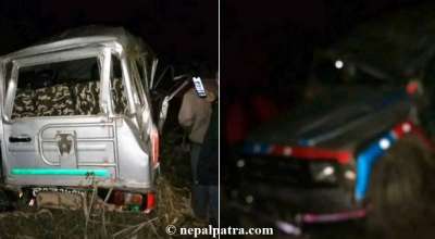 प्युठानमा जिप दुर्घटना