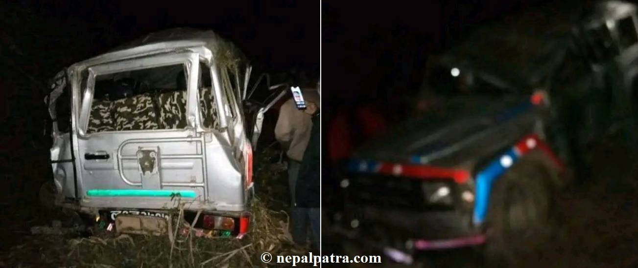प्युठानमा जिप दुर्घटना