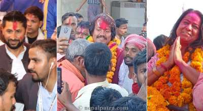 रवी लामिछाने, डा. सिके राउत र रञ्जिता श्रेष्ठ