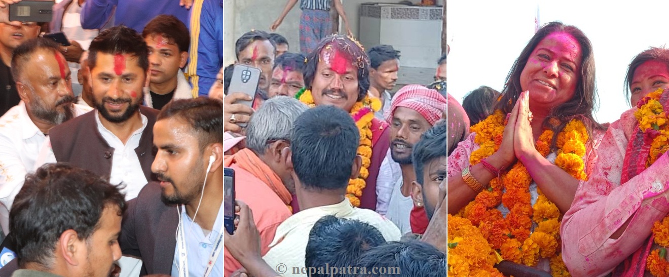 रवी लामिछाने, डा. सिके राउत र रञ्जिता श्रेष्ठ