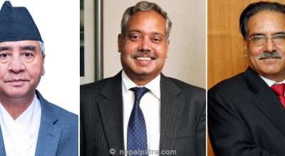 शेरबहादुर देउवा, नविन श्रीवास्तव र प्रचण्ड