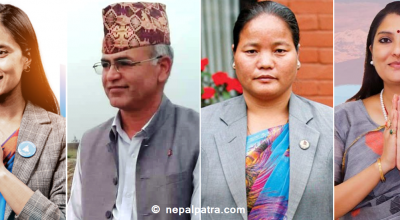 सोबिता गौतम, मणिराम फुयाल, ओनसरी घर्ती र कुन्ति पोखरेल