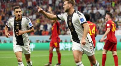 स्पेन र जर्मनीको खेल बराबरी