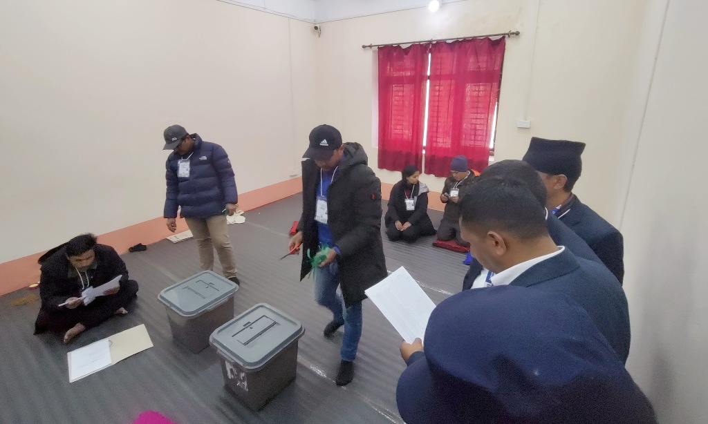 ताप्लेजुङमा मतगणना