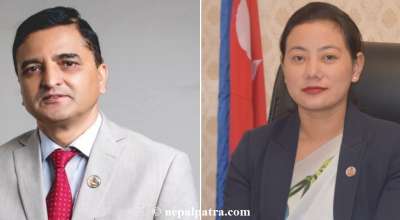 योगेश भट्टराई र बिना मगर