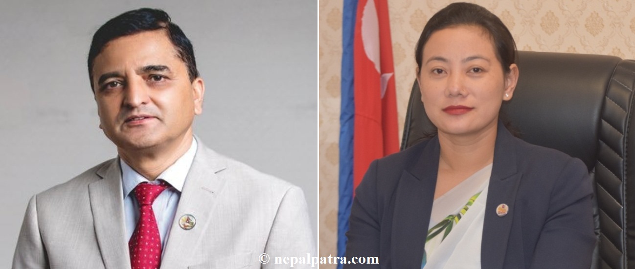 योगेश भट्टराई र बिना मगर