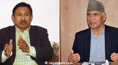 बालकृष्ण खाण र विष्णु पौडेल