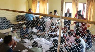 बाजुरामा मतगणना