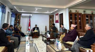 ओली, प्रचण्ड र रवि लामिछाने बालकोट