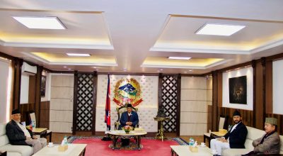 बालुवाटार सत्ता साझेदार दलहरुको बैठक