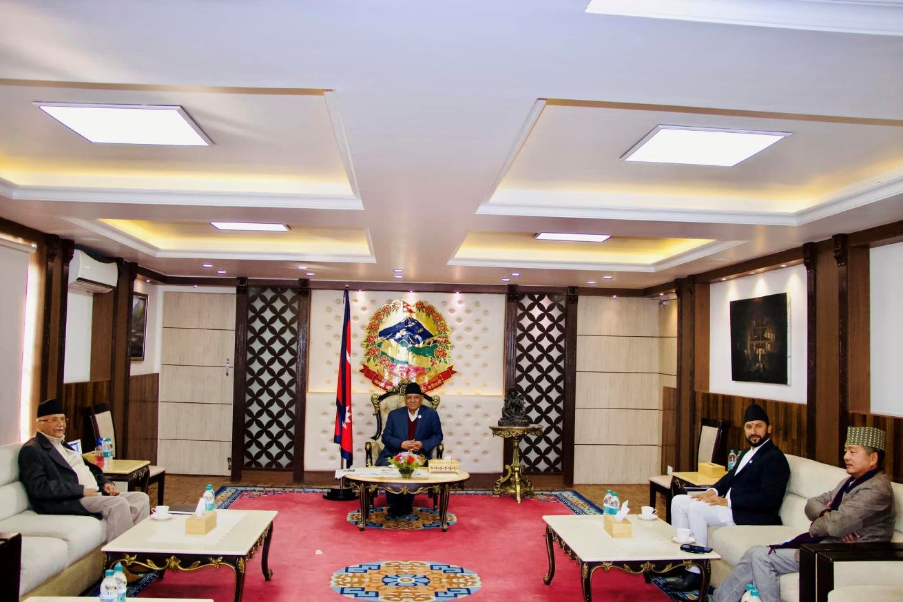 बालुवाटार सत्ता साझेदार दलहरुको बैठक