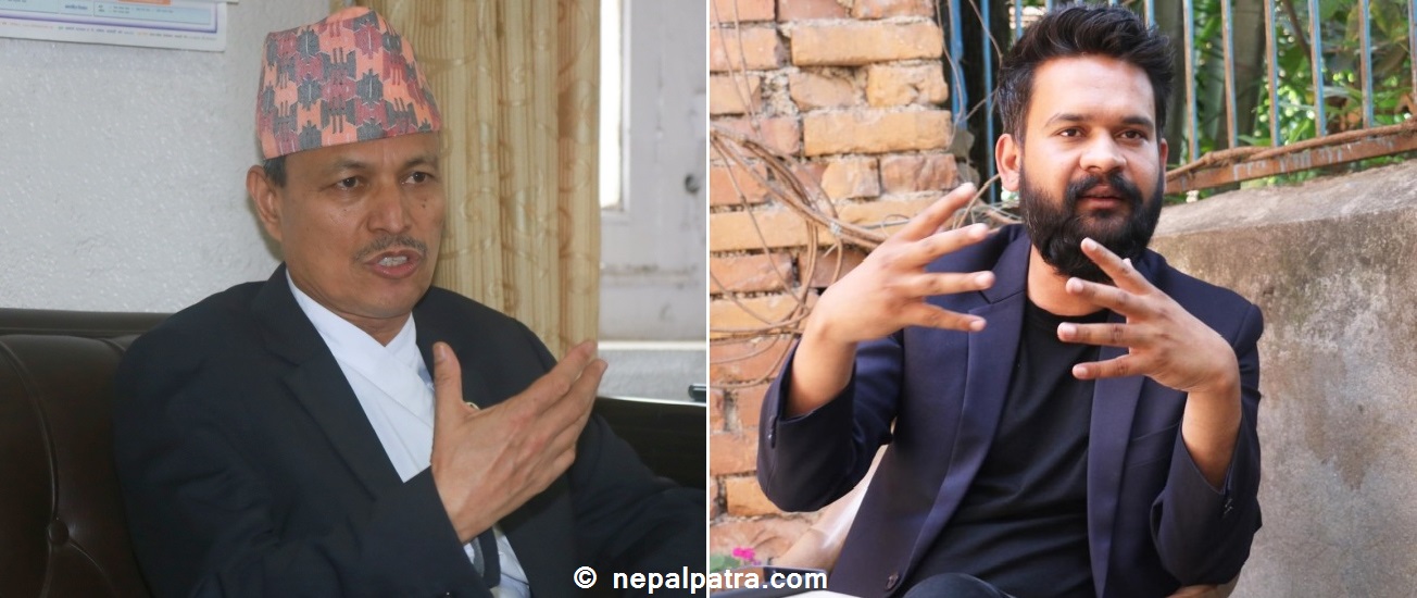 डा. भिम रावल र बालेन शाह