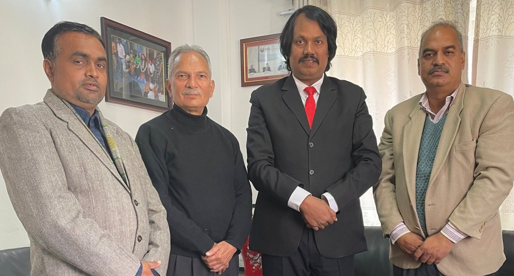 डा. बाबुराम भट्टराई र डा. सिके राउतबीच भेटवार्ता