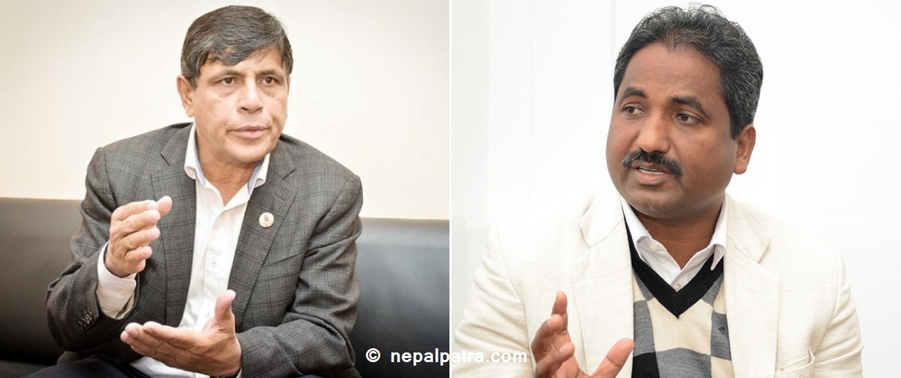 घनश्याम भुसाल र प्रभु साह