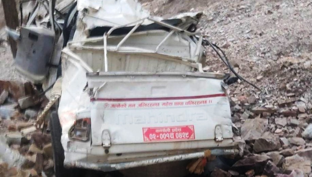 जाजरकोटमा जन्ती बोकेको जिप दुर्घटना