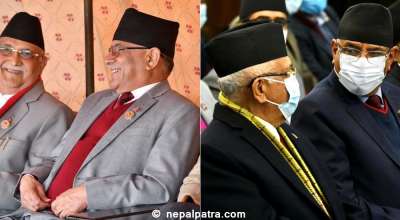 केपी ओली र प्रचण्ड