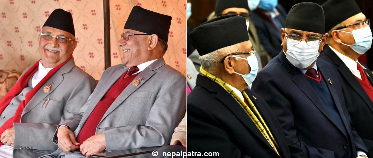 केपी ओली र प्रचण्ड