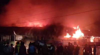 बाक्सिला बजारमा भीषण आगलागी