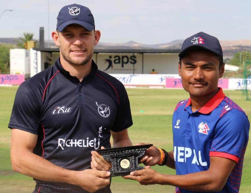 नामिवियाले नेपाललाई दियो २७६ रनको लक्ष्य