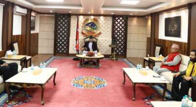 शेरबहादुर देउवा र डा. सिके राउत