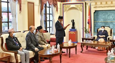 प्रचण्डलाई प्रधानमन्त्री