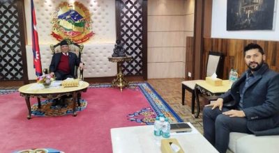 प्रचण्ड र रवि लामिछाने