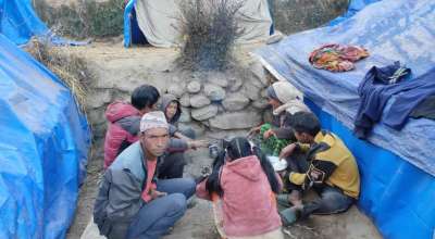 पहिराबाट बिस्थापित