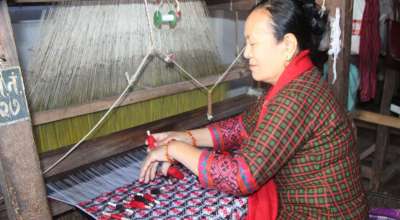 पाल्पामा ढाका बुनाइ