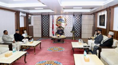 सत्ता साझेदारको दलको बैठक