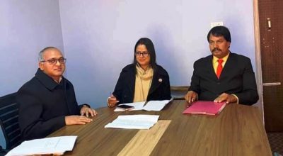 डा. सीके राउत र रञ्जिता श्रेष्ठ चौधरी