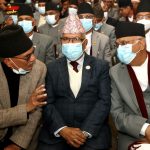 केपी ओली, माधव नेपाल र बाबुराम भट्टराई